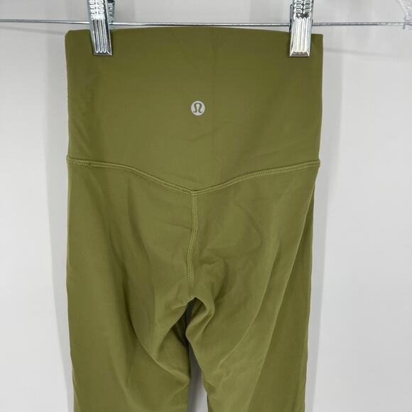 Lululemon Align High Rise Pant 24" Olive Bronze Green Size 0 - Picture 3 of 7